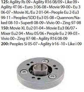 0AEHHBI7167 Ruota libera avviam Rotax 125/200 0AEHHBI7167 AP3QCA000647 R100300330 Ruota libera