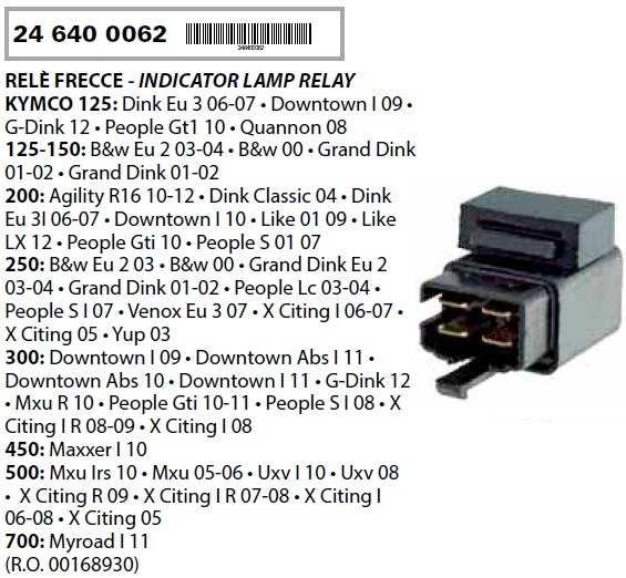 CKX178749 Teleruttore avviam univ 300A alto CKX178749 R246400062 Teleruttore fari-frecce Kymco 125/700 R246400062 VE106 LA90446 Telo copriveicolo scooter Kyoto 225x100/125h VE106 Telo