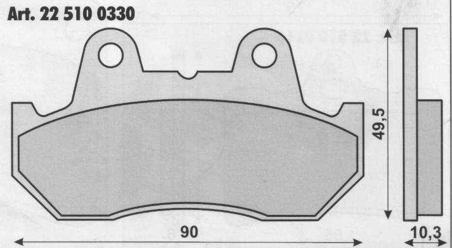 gt-x skip'98 run fx Dark DP120 R225100330 Pastiglie