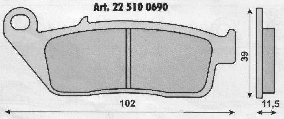 X-Max R225100690 R225102740 Pastiglie Kymco People S Xciting post