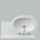 weight (Kg) 22,5 42020 Asymmetrical washbasin 80 R Lavabo asimmetrico sinistro 80