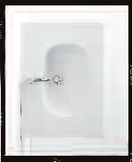 Lavabo rettangolare 70 Disponibile per rubinetteria monoforo.