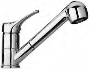 estraibile Single-lever kitchen mixer with pull-out spray cartuccia - cartridge 1150015 0NU.