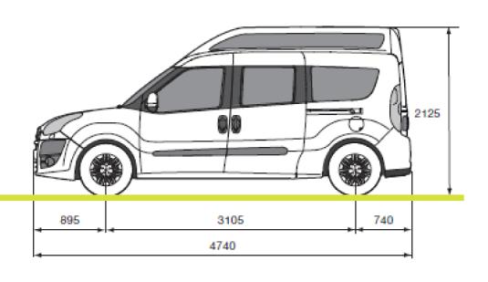 Sia Combi Maxi che Combi Maxi XL (foto sopra) prevedono motorizzazioni EUR 6, disponibili nelle potenze di 95 e 120 CV; la versione commerciale di Doblò scelta per Dreamer, denominata