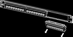 Pannelli di permutazione serie DECK CARATTERISTICHE TECNICHE: Sistema Rack mount 19 Terminazione