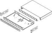 Cassetti ottici serie 800 Cassetti ottici in lamiera di acciaio predisposti per 12 bussole SC Duplex e LC Quad Cassetti ottici per bussole SC Multimode Duplex CARATTERISTICHE COSTRUTTIVE: Dimensioni