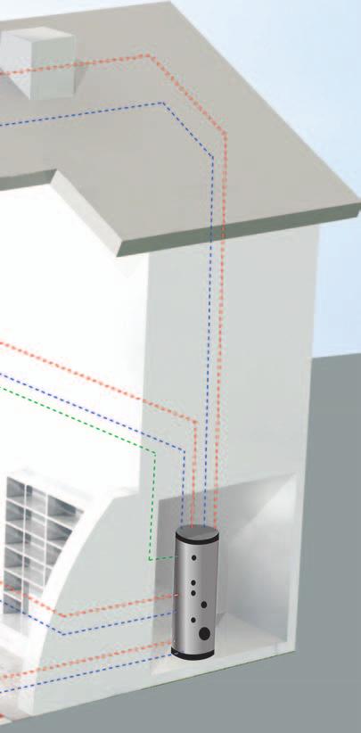 Possono produrre acqua calda sanitaria per gli utilizzi di bagni e cucina; grazie all utilizzo di un bollitore, l'acqua calda sanitaria può essere accumulata e utilizzata secondo necessità, alla