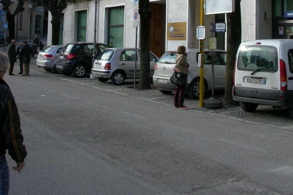13.01.2009 in Piazza Marconi a Valdobbiadene.