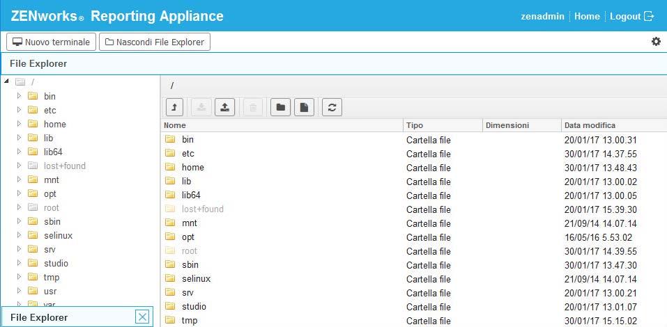 Per eseguire la configurazione con valori diversi da quello di default dei terminali: 1 Passare a /etc/opt/novell/base 2 Aprire il file terminal_config.properties.