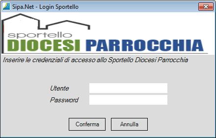 Se non siete in possesso di tali dati, richiedeteli alla diocesi tramite la mail: sipa.assistenza@diocesipadova.