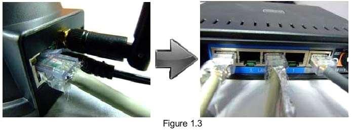 4 Istruzioni Hardware/Software Collegare la telecamera al router tramite cavo di rete Alimentare la telecamera con un alimentatore idoneo ( 5v 1500mA DC ) Scaricare il software Upgrade