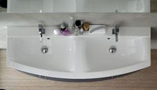 LY 29 Scocch frontali: grigio antracit opaco Lavabo consoll: Vadi 95 Body and fronts: matt grigio antracit Washbasin consol: Vadi 95 Comp. disponibil in - Comp.