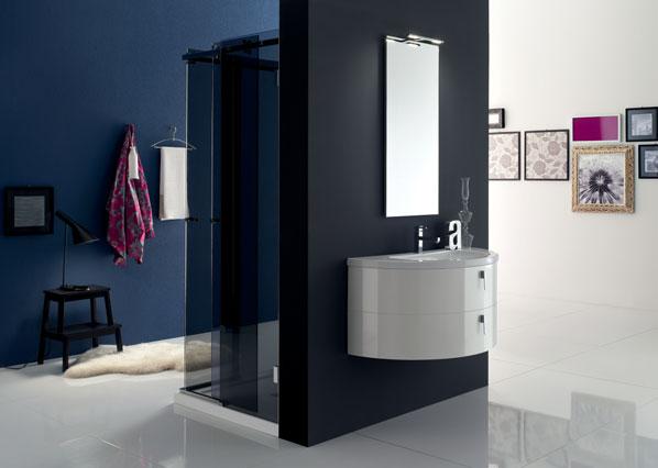 p_ 46 finish COLORE bathroom AK collction QUANTUM p_ 47 QUANTUM 01 Bianco opaco - Lavabo in