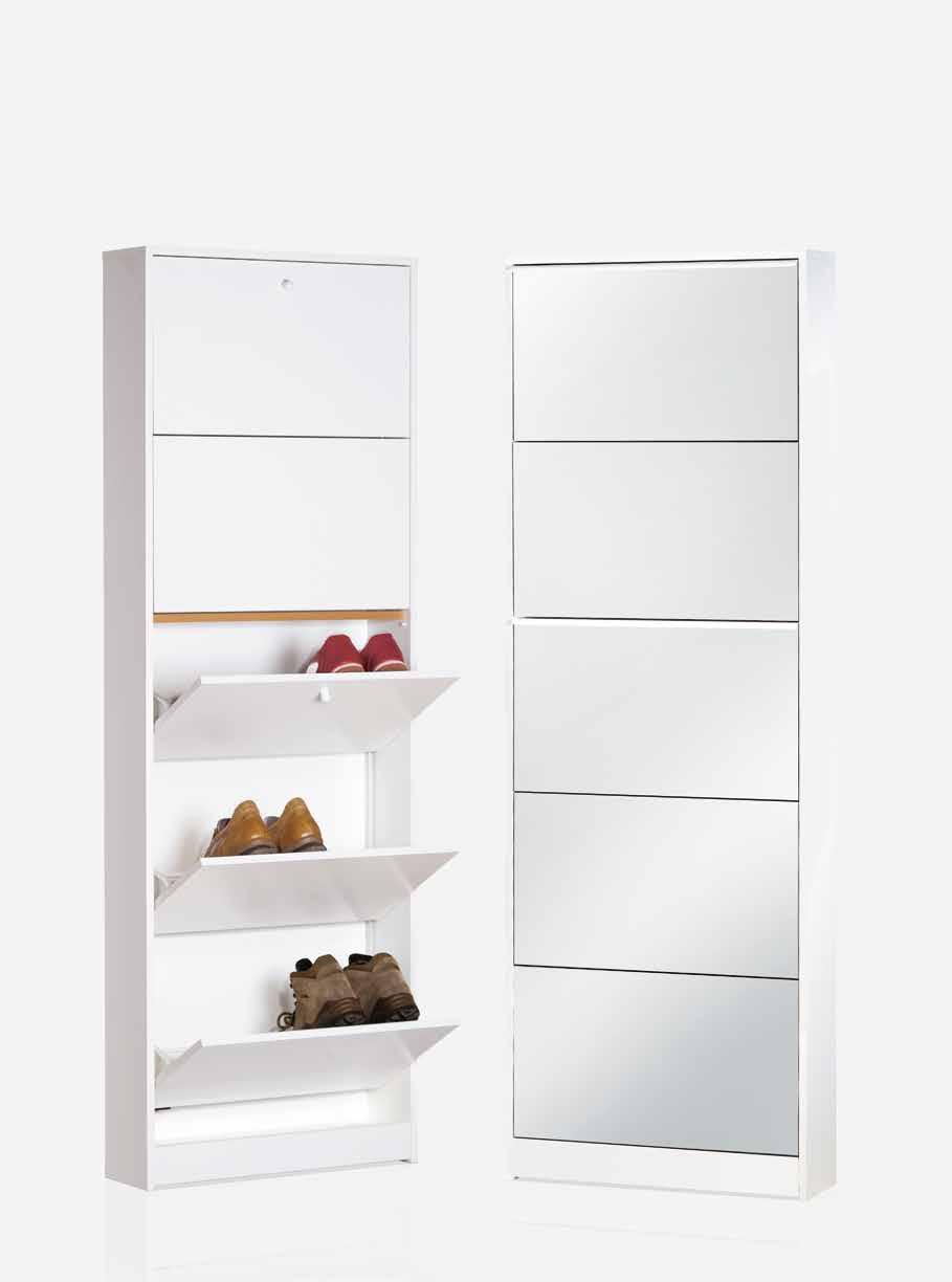 185 Scarpiera 5 ante / Shoe-rack with 5-folding doors H182 W62 D18 185sp