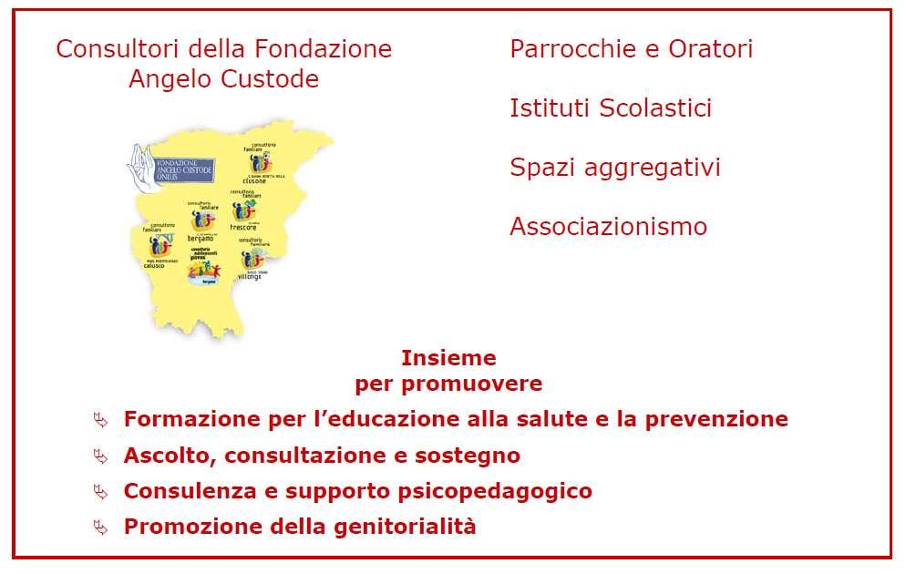 L AREA FORMAZIONE DEI CONSULTORI L attività dell Are