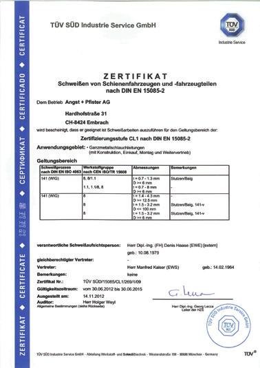 e com ponenti degli stessi, livello di certificazione CL1 Swiss TS DIN 3384 tubazione flessibile per gas in acciaio inossidabile DVGW e SVGW TPW/W