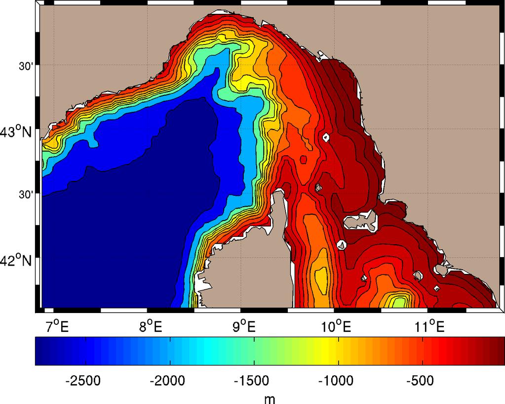 superficie usando il forzante atmosferico (ECMWF) Campi istantanei di corrente, temperatura e salinità Superficie: