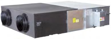System Free - Ventilazione KPI Serie X Unità interna - recuperatore di calore con batteria ad espansione I recuperatori di calore Serie X, grazie allo scambiatore di calore a gas R410A di cui sono