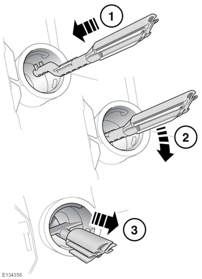 Carburante e rifornimento carburante Quando è attivo il dispositivo di protezione da errato rifornimento di carburante passivo, nel collo del bocchettone di rifornimento è visibile uno sportellino