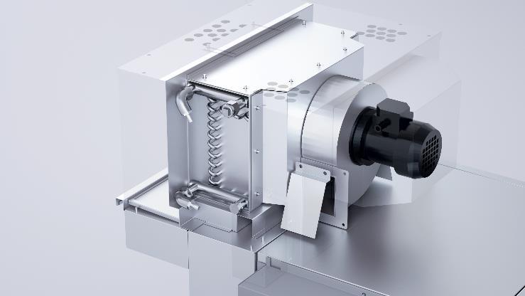 CONDENSATORE DI VAPORI CV L installazione di questo modulo offre una serie di vantaggi significativi nel rendimento del tunnel di lavaggio. L ESTRAZIONE DI VAPORI NON È UN PROBLEMA 12.