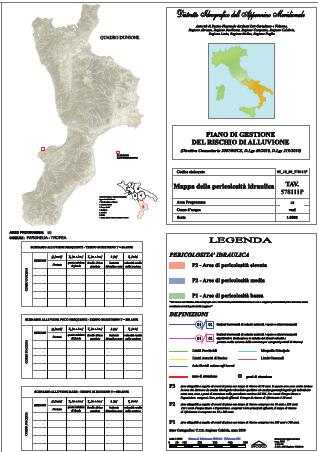 PIANO DI GESTIONE RISCHIO ALLUVIONE PGRA Pericolosità Idraulica Comuni Parghelia