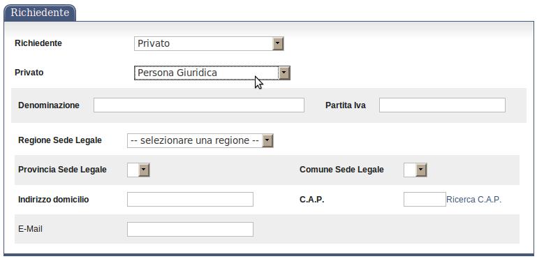 o Tribunale : quando il richiedente è un tribunale (ad esempio il Tribunale di