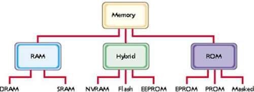 1. Memoria operativa o di lavoro (working storage): è caratterizzata da elevata velocità e contiene programmi e dati su cui il sistema sta operando (tipicamente RAM); 2.