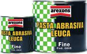 PASTA ABRASIVA LEUCA MORDENTE Elimina fumo di verniciatura, puntinature metalliche e piccoli graffi da superfici verniciate. Ripristina la lucentezza della vernice vecchia opacizzata.