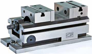 94 Tipo / Type urezza HR58-62 Made in high-quality alloy steel, case harden HR58-62 Squareness and parallelism: 0,02 mm Ideal for grinding E..M. machine and for milling operations also for checking and control Tipo / Type 2 otazione standard: arresto laterale rt.