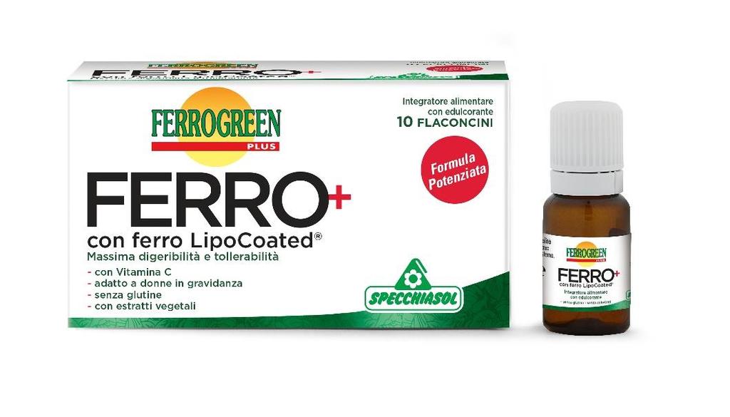 FERROGREEN PLUS MONODOSE Ingredienti funzionali Nel tappo dosa