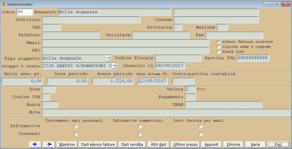 del file XML in modo che l utente possa rintracciarlo agevolmente sul computer.