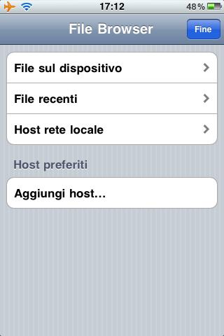 cliccare su Apri File