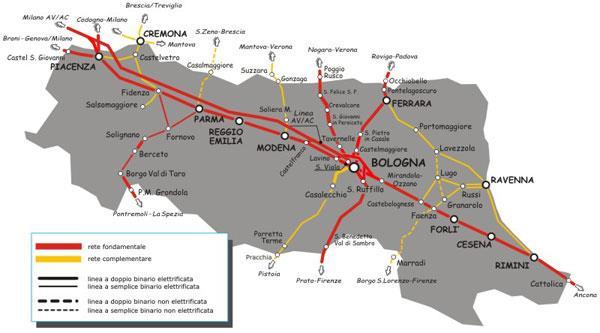 L Interporto di Bologna è ubicato in una