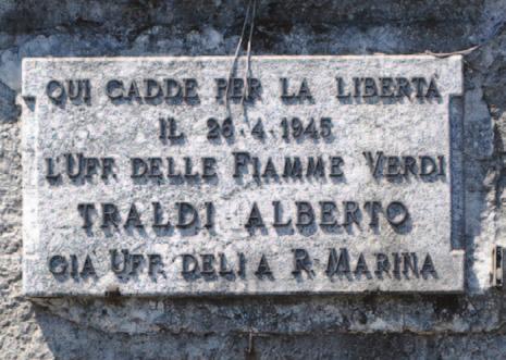 93 26 aprile 1945 Alberto Traldi 94 - Fino Mornasco, via Garibaldi La lapide è dedicata a uno degli ultimi caduti della
