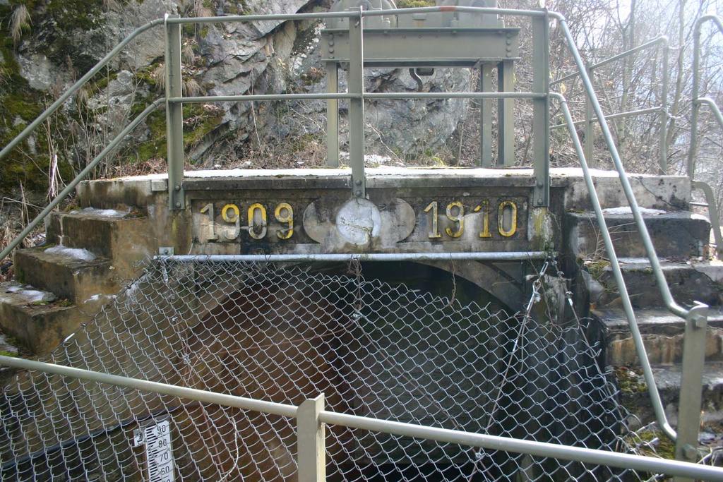 Rio Senales, inizio condotta per la centrale