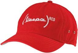 Made of 245gr cotton and polyester red fabric, it s embellished by stylish details like the two-colored sewed handles and the embroidered flag label.