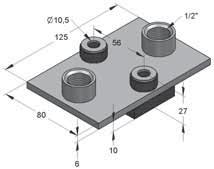 Articolo assiale supportata [kn] [kg/pz] [pz] Punto Fisso FGL 2 x Manicotto 1/2" 1,4 0,531 1 0770335 Punto Fisso FGL, gommato 2 x Manicotto 1/2" 1,4 0,588 1 9997700 Collare FGL Collare FGL 3G (con