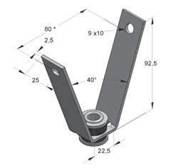 45/75 45/90 45/120 45/150 Inox 45/40 45/80 Supporto a trapezio Antiacustico 08 Supporto a trapezio (Installato) Supporto a trapezio con elemento antiacustico