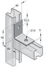 Acciaio Inox Squadrette 40/5 Squadretta 40/5 a 2 fori Squadretta 40/5 a 3 fori L e K Squadretta 40/5 a 4 fori 90