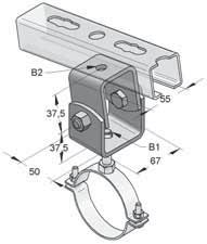 esagonale M12x25 V2A Nota: I carichi ammissibili dipendono dagli elementi di collegamento (vedere tabella a pag 13/12) V4A V2A Descrizione Peso