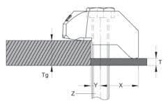 CENTUM Piastra spessorante AF CENTUM Spessore per rampone AF Dati Tecnici: Applicazioni: Si utilizza in combinazione con il rampone Tipo AF.