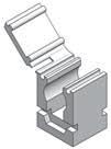 Collari per tubazioni Collare Clipmaster 01 F adm F adm F adm Clipmaster singolo/doppio Dati Tecnici: Applicazione: tubi in rame, plastica e acciaio Materiale: Polyamide PA 6 Tipo di costruzione: