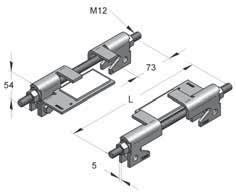 Set Morsetto di Scorrimento CENTUM F Y F Y F Z Set Morsetto di Scorrimento Tipo A (installato) Set Morsetto di Scorrimento Tipo 2A Set Morsetto di Scorrimento Tipo B (installato) Set Morsetto di