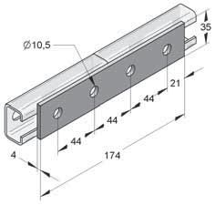 Dati tecnici: Larghezza del binario: 35, 36 e Stex 35/20, 35/35, 35/42 Materiale: