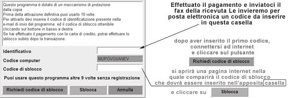 ISTRUZIONI PER L USO DEL SOFTWARE Requisiti di sistema Computer dotato di processore Pentium o superiore; 16 Mbyte di RAM; Circa 4Mbyte liberi sull hard disk; Scheda VGA a 256 colori (Il programma