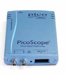 Connessioni Contenuti kit ed accessori USB Gli oscilloscopi PicoScope serie 3000 a 2 canali comprendono: 2 canali in ingresso BNC analogici 1 ingresso BNC trigger