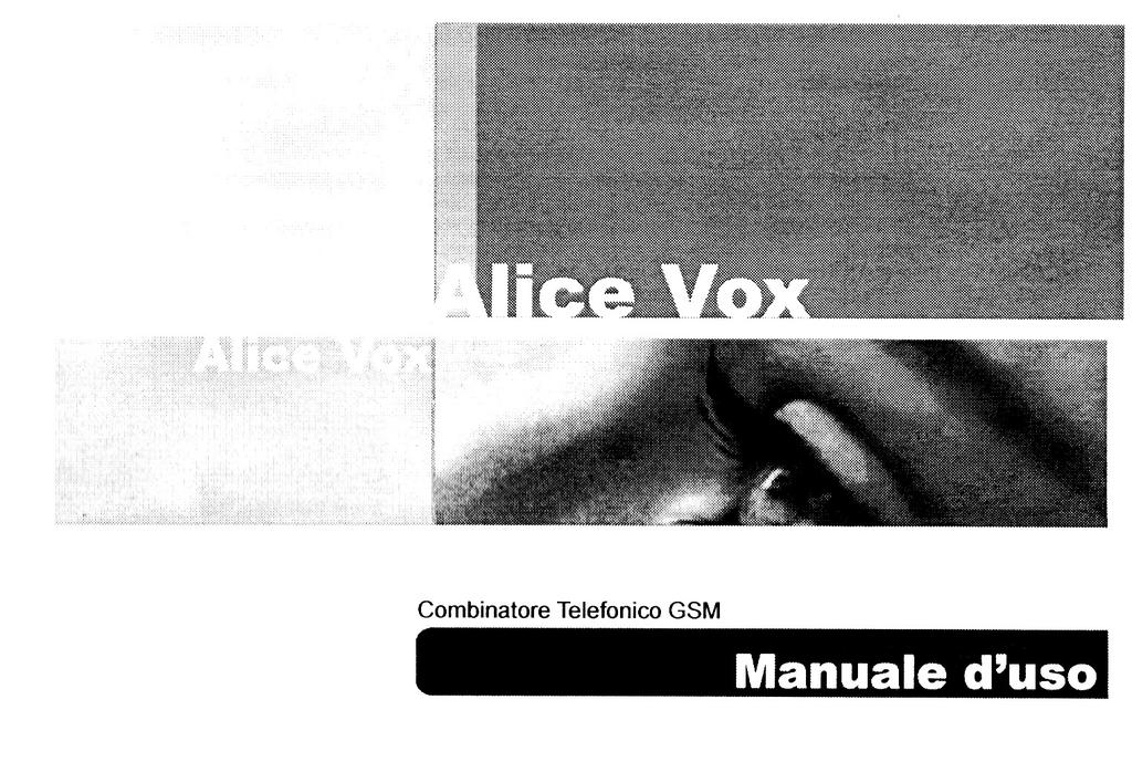 Alice Vox SINTESI elettronica Via Celli, 1 60126 Ancona PI 01114870429