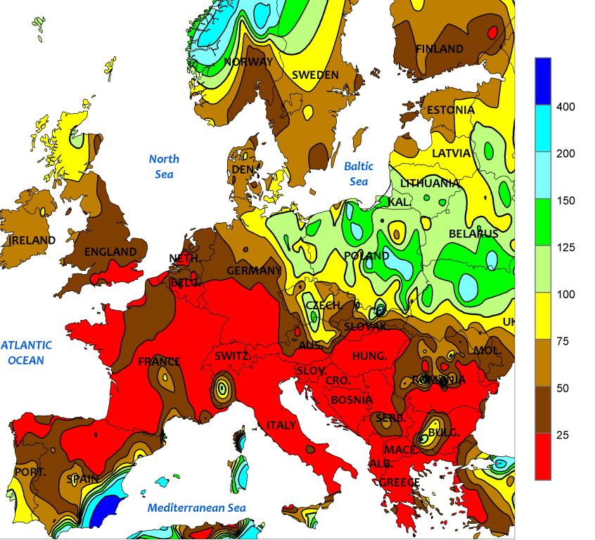 1. Andamento meteorologico mensile Il mese di dicembre in Europa è risultato nel complesso decisamente mite e stabile, a causa di un robusto campo di alta pressione che ha dominato larga parte del