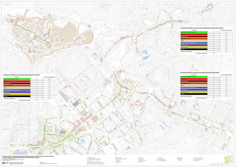 La mappatura delle attività economiche al piano terra del