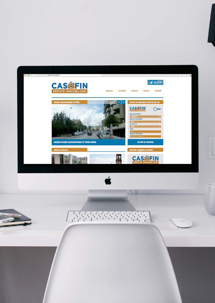 CASAFIN Cliente Gruppo Casafin REBRANDING WEB DESIGN DESCRIZIONE Casafin è un